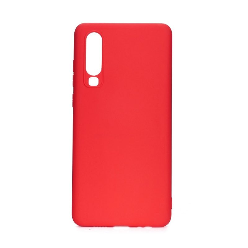 Lacné Kryty | Silikónový kryt Soft case červený – Huawei P30