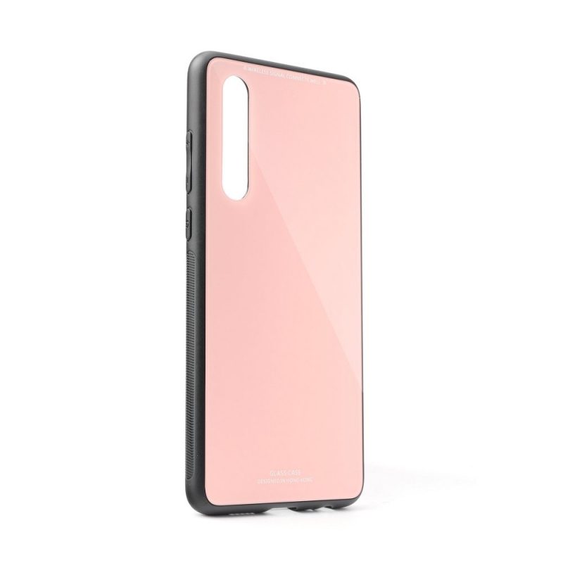 Lacné Kryty | Sklenený kryt Glass Case ružový – Huawei P30