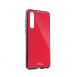 Sklenený kryt Glass Case červený – Huawei P30