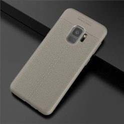 Lacné Kryty | Zadný kryt litchi pattern sivý – Samsung Galaxy S9 | Lacné Kryty