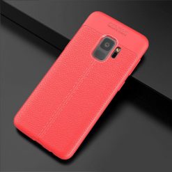 Lacné Kryty | Zadný kryt litchi pattern červený – Samsung Galaxy S9 | Lacné Kryty