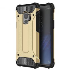 Odolný kryt Hybrid Armor zlatý – Samsung Galaxy S9