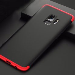 Lacné Kryty | Puzdro 360 Protection čierno-červené – Samsung Galaxy S9 | Lacné Kryty