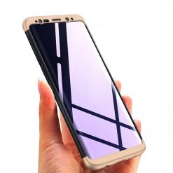 Lacné Kryty | Puzdro 360 Protection čierno-zlaté – Samsung Galaxy S9 | Lacné Kryty