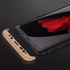 Lacné Kryty | Puzdro 360 Protection čierno-zlaté – Samsung Galaxy S9 | Lacné Kryty