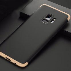Lacné Kryty | Puzdro 360 Protection čierno-zlaté – Samsung Galaxy S9 | Lacné Kryty