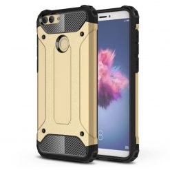 Lacné Kryty | Odolný kryt Hybrid Armor zlatý – Huawei P Smart | Lacné Kryty