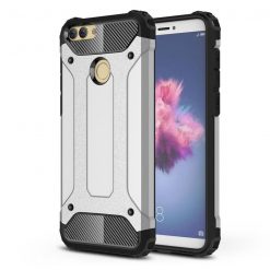 Lacné Kryty | Odolný kryt Hybrid Armor strieborný – Huawei P Smart | Lacné Kryty