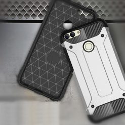 Lacné Kryty | Odolný kryt Hybrid Armor strieborný – Huawei P Smart | Lacné Kryty
