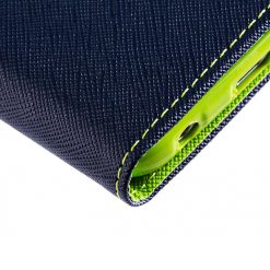 Lacné Kryty | Peňaženkové puzdro Fancy Book modro-limetkové – Samsung Galaxy S9 | Lacné Kryty
