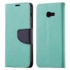 Lacné Kryty | Peňaženkové puzdro Fancy Book modro-limetkové – Samsung Galaxy S9 | Lacné Kryty