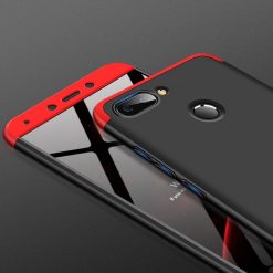 Lacné Kryty | Puzdro 360 Protection čierno-červené – Xiaomi Redmi 6 | Lacné Kryty