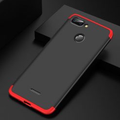 Lacné Kryty | Puzdro 360 Protection čierno-červené – Xiaomi Redmi 6 | Lacné Kryty