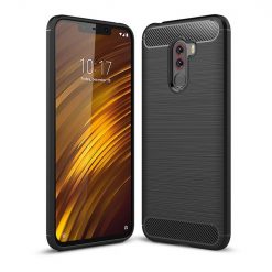 Zadný kryt Carbon case čierny – Xiaomi Pocophone F1