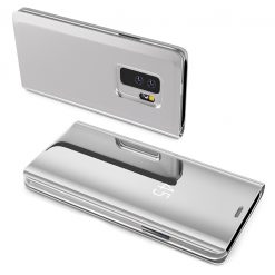 Lacné Kryty | Priehľadný kryt Clear View Case strieborný – Samsung Galaxy S9 | Lacné Kryty