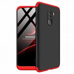 Puzdro 360 Protection červeno-čierne – Xiaomi Pocophone F1