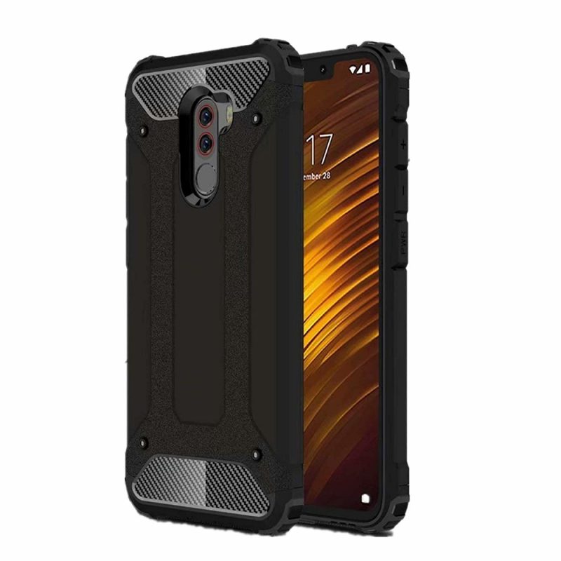 Lacné Kryty | Odolný kryt Hybrid Armor čierny – Xiaomi Pocophone F1