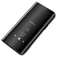 Priehľadný kryt Clear View Case čierny – Huawei P20 Lite
