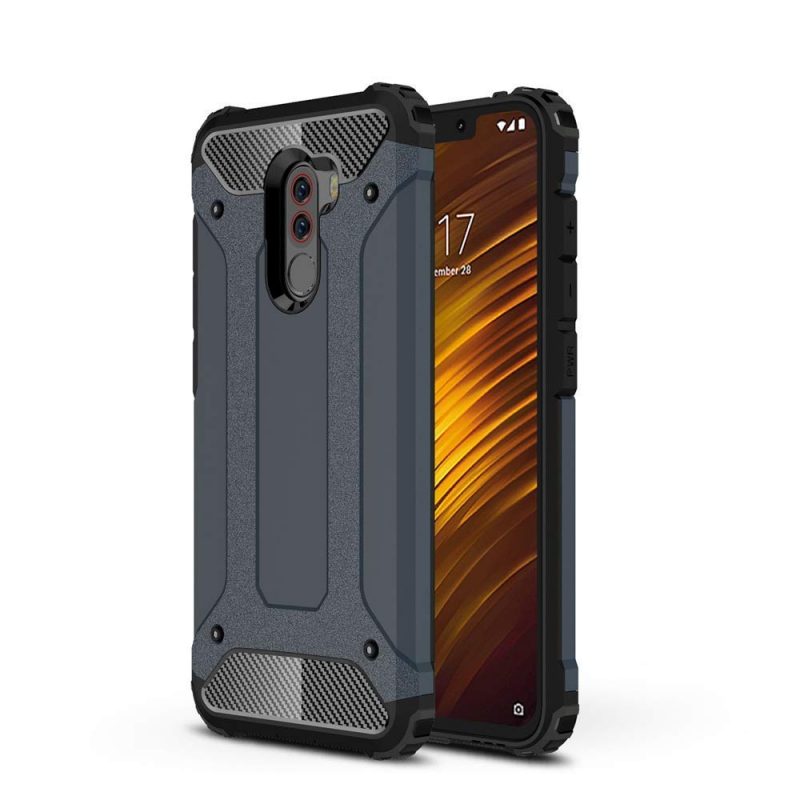 Lacné Kryty | Odolný kryt Hybrid Armor modrý – Xiaomi Pocophone F1