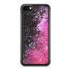 Lacné Kryty | Zadný kryt Liquid Glitter Hearts modrý – iPhone 7 / 8 | Lacné Kryty