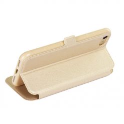 Lacné Kryty | Knižkové puzdro Book Pocket zlaté – Xiaomi Pocophone F1 | Lacné Kryty