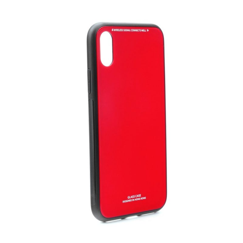Lacné Kryty | Sklenený kryt Glass Case červený – Huawei Mate 20 Pro