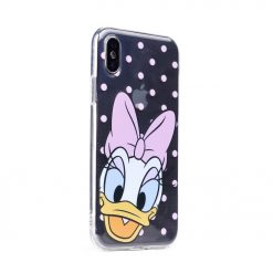 Zadný licencovaný kryt Daisy Duck s transparentným pozadím – Huawei P20 Lite