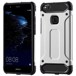 Odolný kryt Hybrid Armor strieborný – Huawei P10 Lite