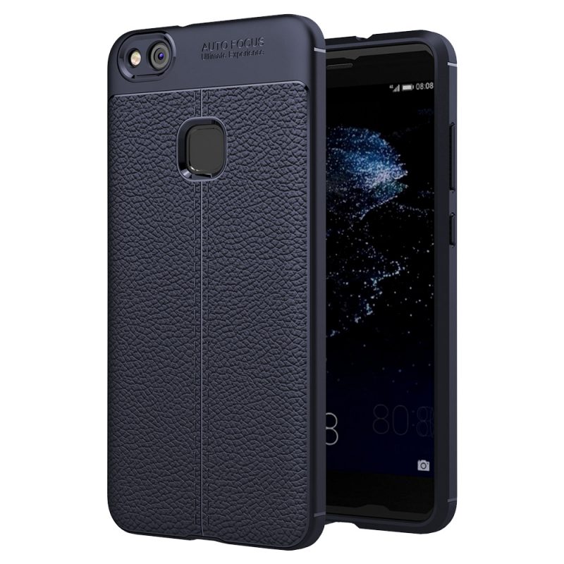 Lacné Kryty | Zadný kryt litchi pattern modrý – Huawei P10 Lite