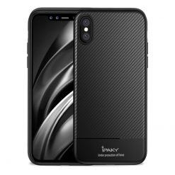 Zadný kryt iPaky Carbon Fiber čierny – iPhone Xs Max