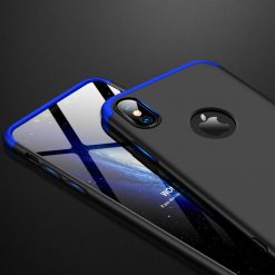 Puzdro 360 Protection modro-čierne – iPhone Xs Max | Lacné Kryty Lacné Kryty | Puzdro 360 Protection modro-čierne – iPhone Xs Max | Lacné Kryty