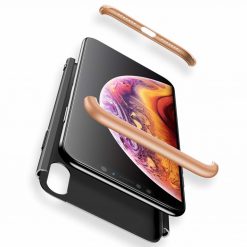 Puzdro 360 Protection čierno-zlaté – iPhone Xs Max | Lacné Kryty Lacné Kryty | Puzdro 360 Protection čierno-zlaté – iPhone Xs Max | Lacné Kryty