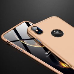 Puzdro 360 Protection zlaté – iPhone Xs Max | Lacné Kryty Lacné Kryty | Puzdro 360 Protection zlaté – iPhone Xs Max | Lacné Kryty
