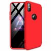 Lacné Kryty | Puzdro 360 Protection červeno-čierne – iPhone Xs Max | Lacné Kryty