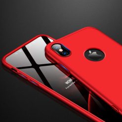 Puzdro 360 Protection červené – iPhone Xs Max | Lacné Kryty Lacné Kryty | Puzdro 360 Protection červené – iPhone Xs Max | Lacné Kryty