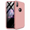 Lacné Kryty | Puzdro 360 Protection červeno-čierne – iPhone Xs Max | Lacné Kryty