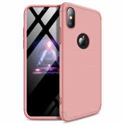 Puzdro 360 Protection ružové – iPhone Xs Max