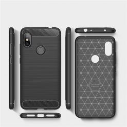 Zadný kryt Carbon čierny – Xiaomi Redmi Note 6 Pro | Lacné Kryty Lacné Kryty | Zadný kryt Carbon čierny – Xiaomi Redmi Note 6 Pro | Lacné Kryty