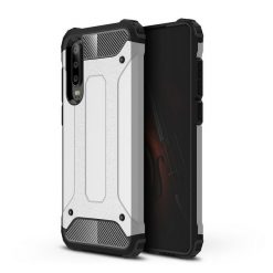 Odolný kryt Hybrid Armor strieborný – Huawei P30