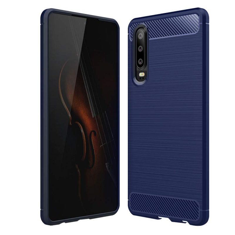 Lacné Kryty | Zadný kryt Forcell Carbon modrý – Huawei P30