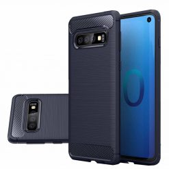 Zadný kryt Carbon modrý – Samsung Galaxy S10