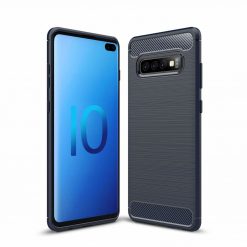 Zadný kryt Carbon modrý – Samsung Galaxy S10 Plus (S10+)