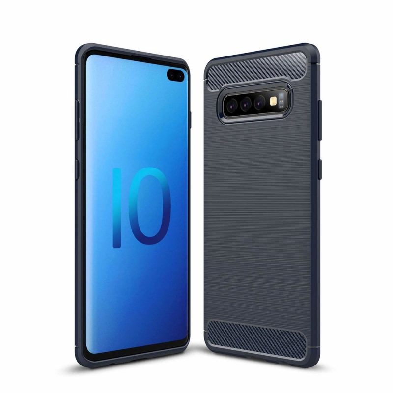 Lacné Kryty | Zadný kryt Carbon modrý – Samsung Galaxy S10 Plus (S10+)