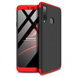 Lacné Kryty | Puzdro 360 Protection červeno-čierne – Samsung Galaxy A9 2018 | Lacné Kryty