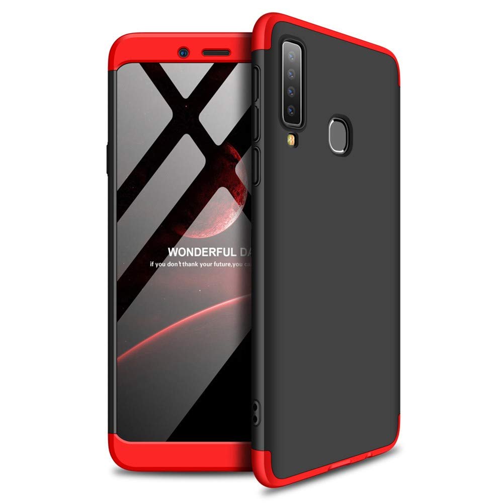 Puzdro 360 Protection červeno-čierne – Samsung Galaxy A9 2018 | Lacné Kryty Lacné Kryty | Puzdro 360 Protection červeno-čierne – Samsung Galaxy A9 2018 | Lacné Kryty