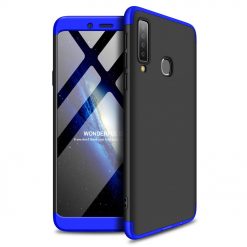 Lacné Kryty | Puzdro 360 Protection modro-čierne – Samsung Galaxy A9 2018 | Lacné Kryty
