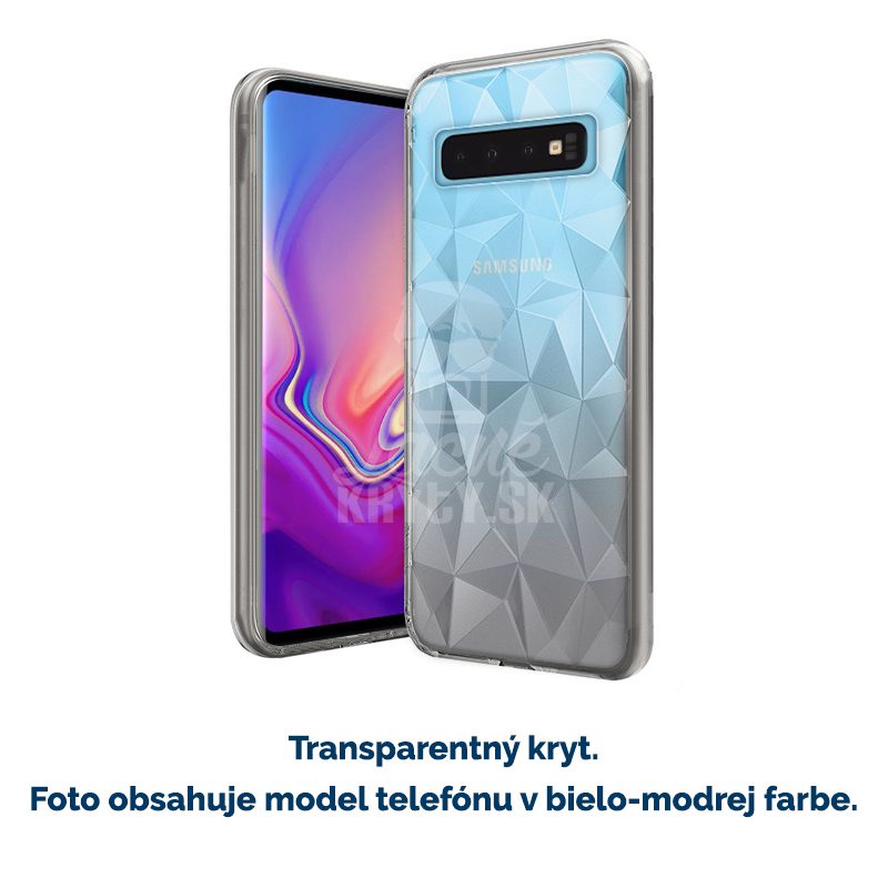 Lacné Kryty | Silikónový kryt Prism transparentný – Samsung Galaxy S10 Plus (S10+)