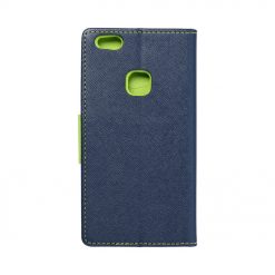 Lacné Kryty | Puzdro Fancy Book modro-limetkové – Huawei P10 Lite | Lacné Kryty