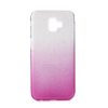 Lacné Kryty | Ligotavý Kryt Forcell Shining transparentno-modrý – Samsung Galaxy J6+ (J6 Plus) | Lacné Kryty