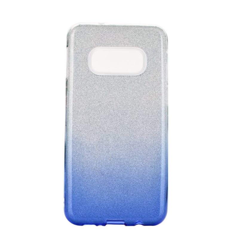 Lacné Kryty | Ligotavý Kryt Forcell Shining trasparentno-modrý – Samsung Galaxy S10e